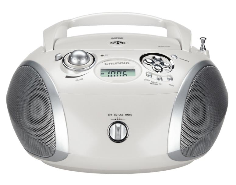 Radioodtwarzacz Grundig RCD 1445 (biały)