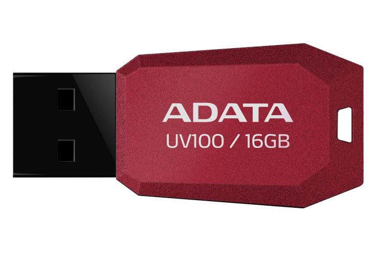 PenDrive Adata UV100 16GB USB 2.0 (czerwony)
