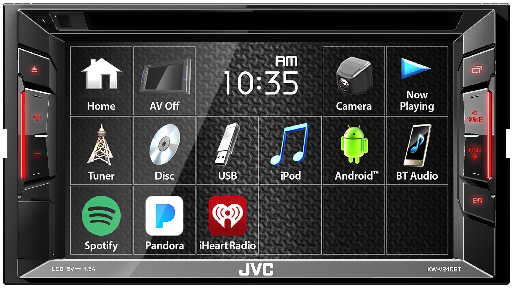 Radioodtwarzacz samochodowy JVC KW-V240BT