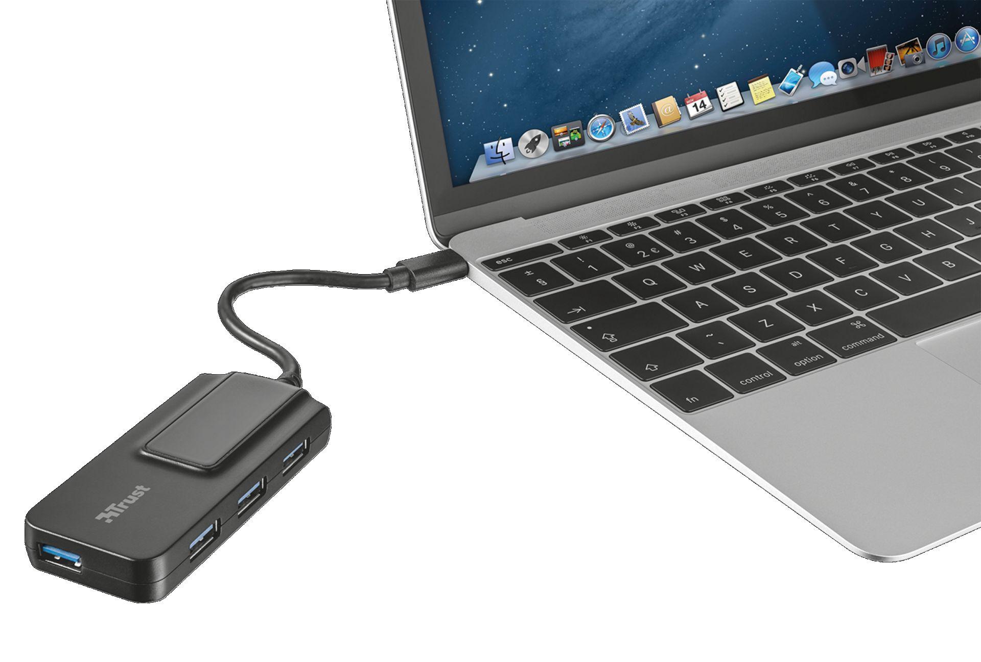 Trust Oila USB-C 4 Port USB 3.1 GEN.1 HUB 21319