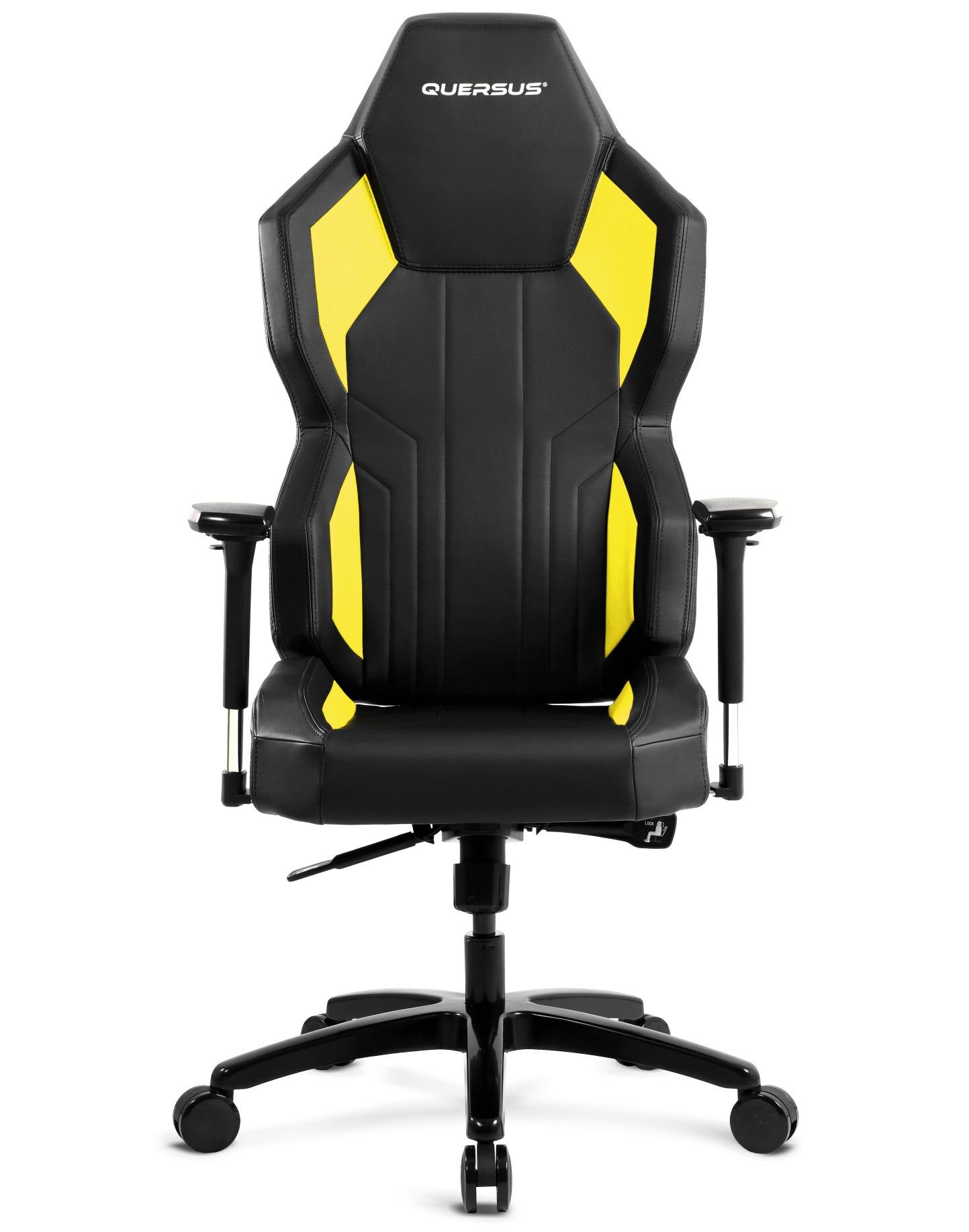 Fotel Quersus G702/XY - GEOS 702 (czarno-żółty)