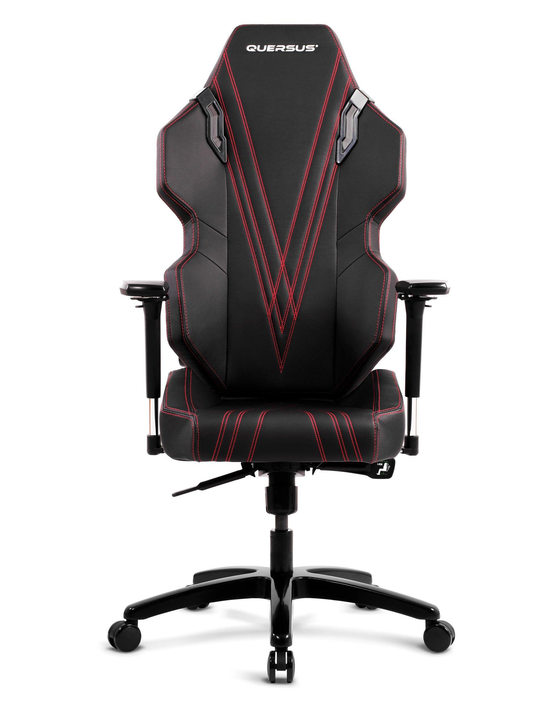 Fotel Quersus E303/XR - EVOS 303 (czarno-czerwony)