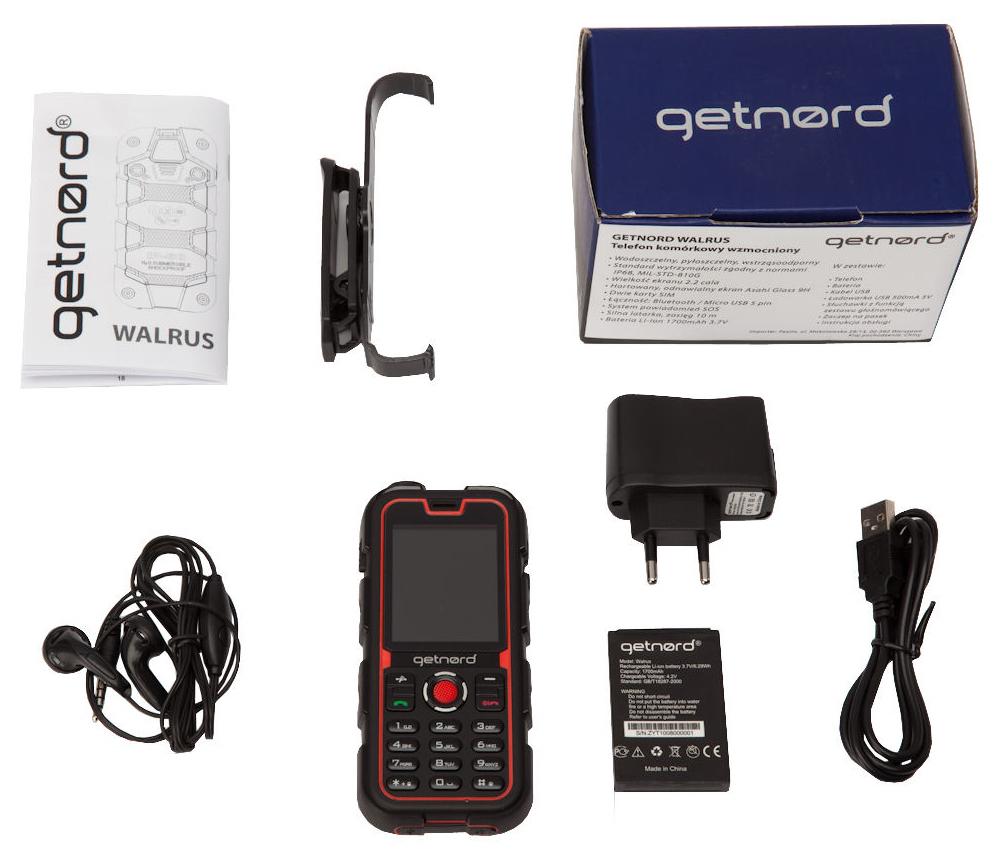 Telefon Getnord Walrus (czarny)