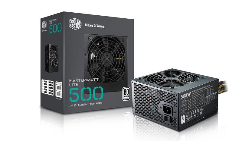 Zasilacz Cooler Master MasterWatt Lite 500W 80+ w rękawie