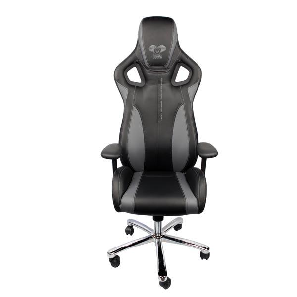 Fotel E-BLUE Cobra II (czarno-szary)