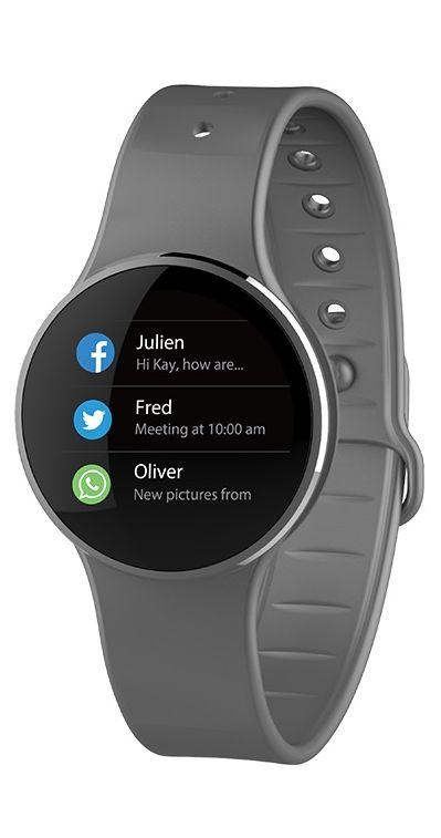 Smartband MyKronoz ZeCircle 2 Srebrny/Szary