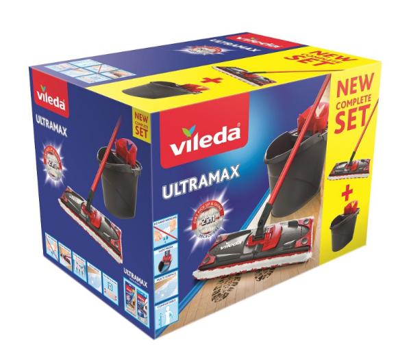 VILEDA UltraMax Box + rękawice Mop płaski - niskie ceny i opinie w Media  Expert