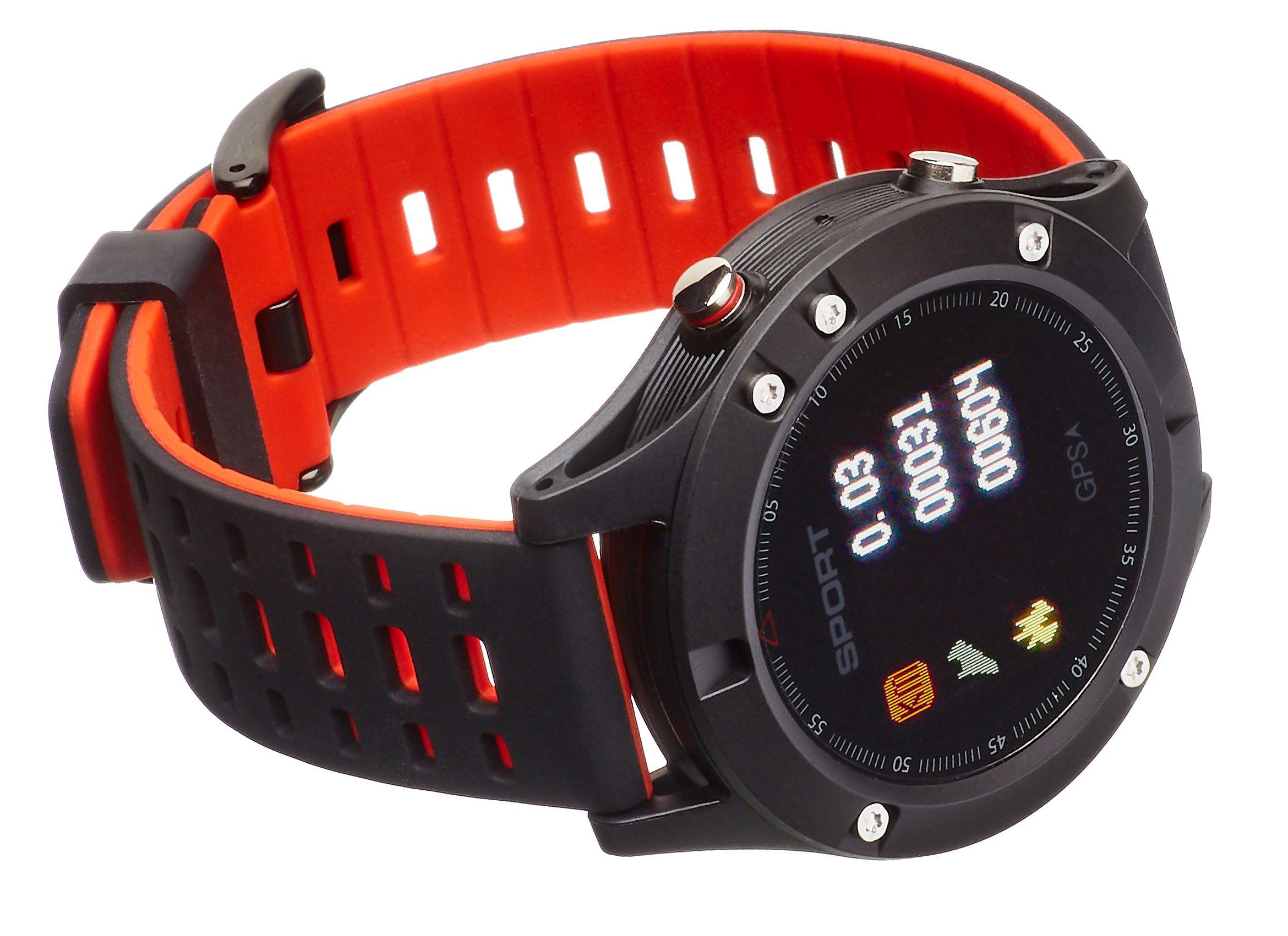 Garett Sport 25 GPS czarno czerwony Smartwatch cena i opinie OleOle