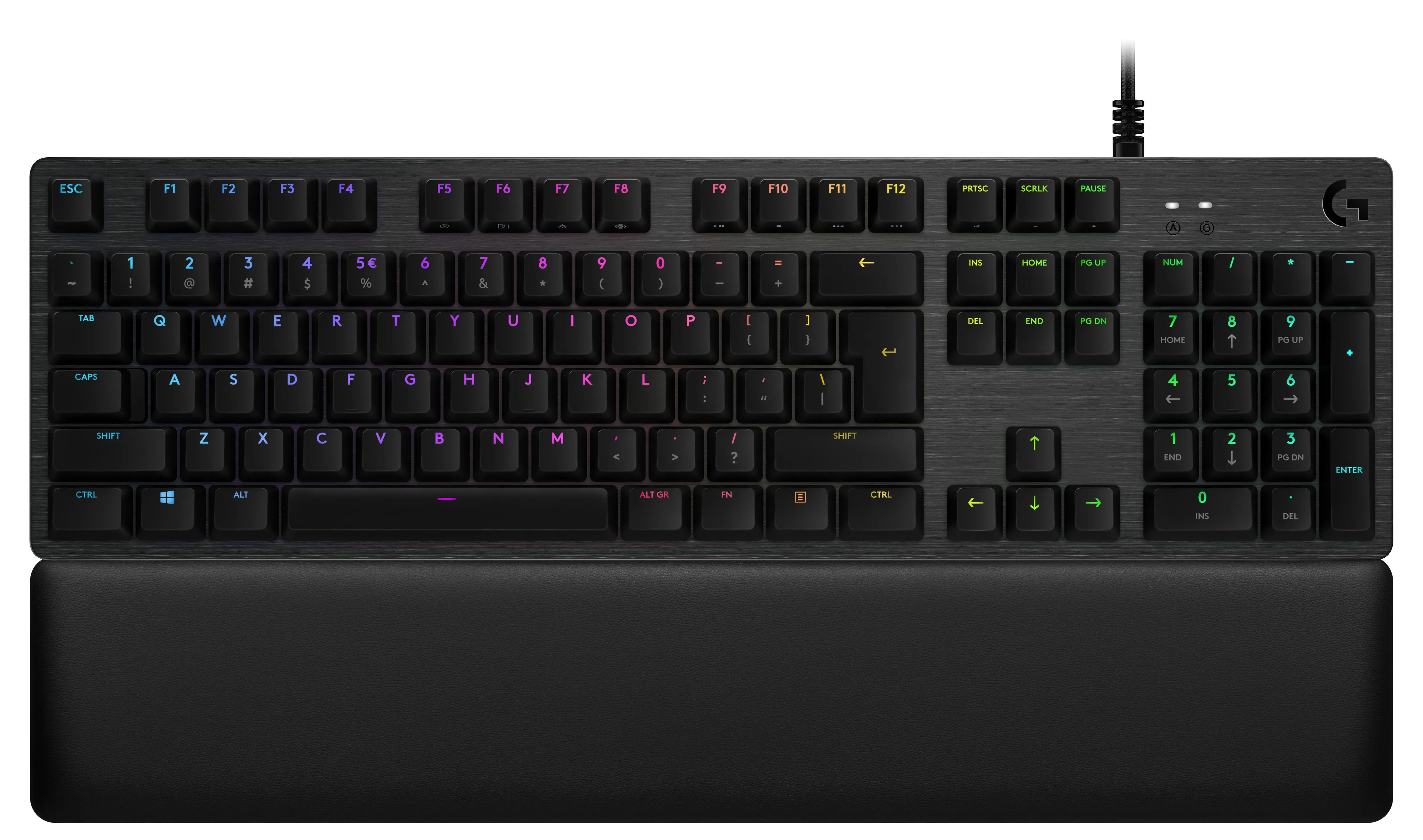 Klawiatura mechaniczna Logitech G513 Carbon Romer-G Tactile Switch Czarny