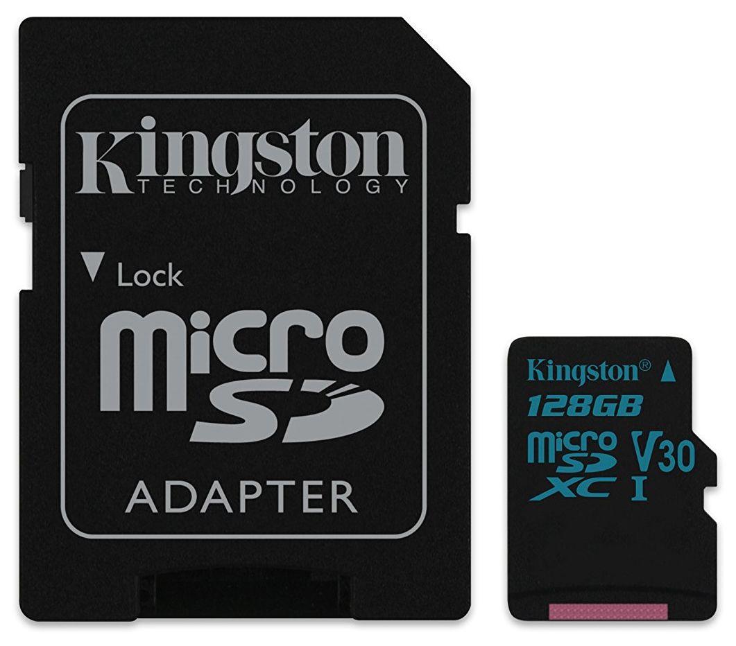 Kingston Canvas microSDXC 128GB UHS-I + adapter
