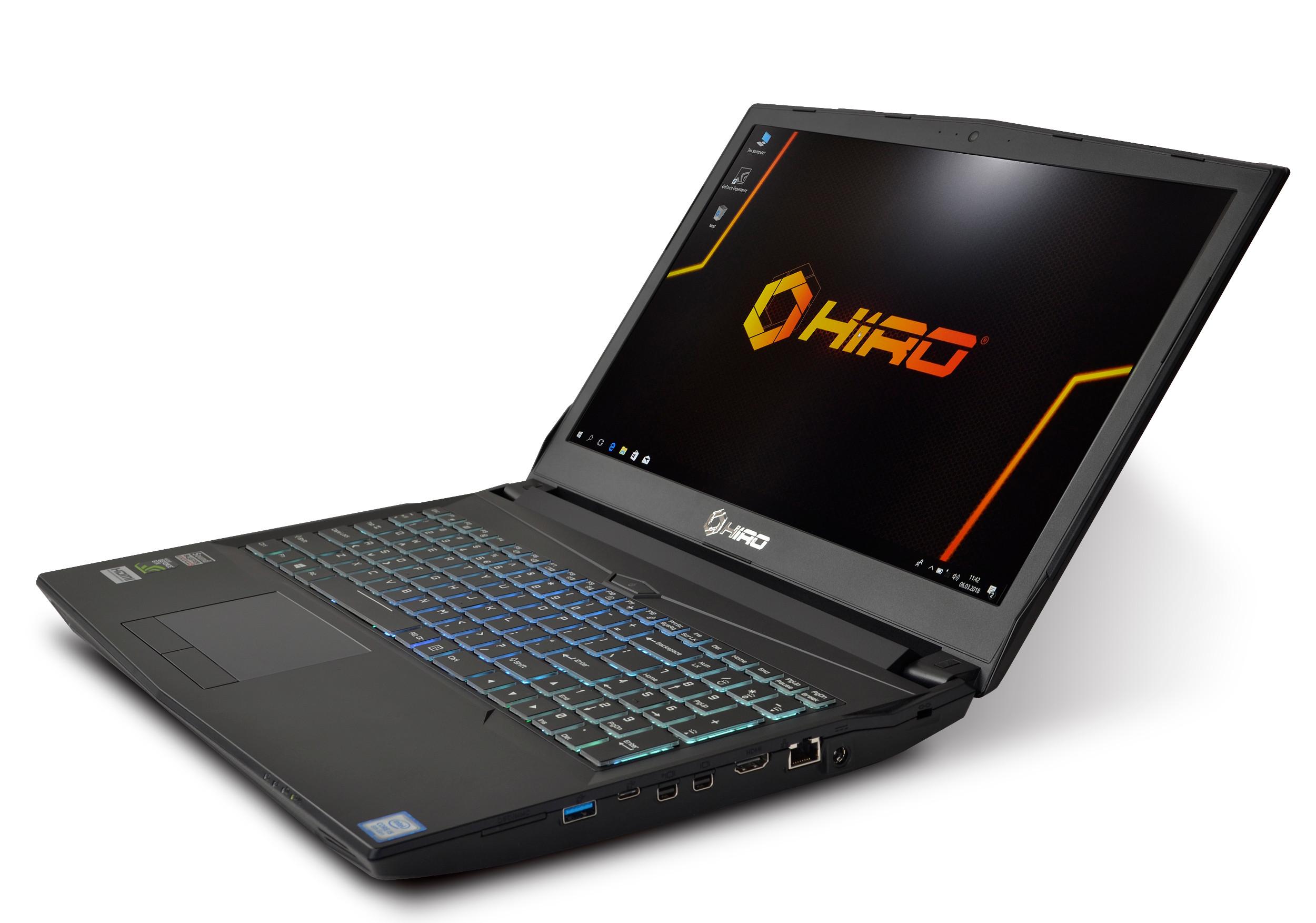 HIRO 957 H23 15,6" Intel® Core™ i5-8400 16GB RAM  1TB + 512GB Dysk SSD  GTX1060 Grafika