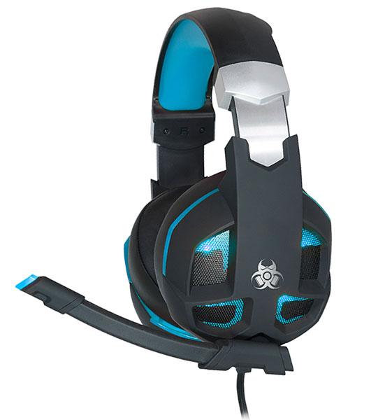 Słuchawki przewodowe z mikrofonem Tracer Gamezone Striker 2.0 - niebieski