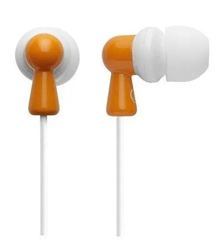 Słuchawki przewodowe Cresyn C222E Dokanałowe Pomarańczowy