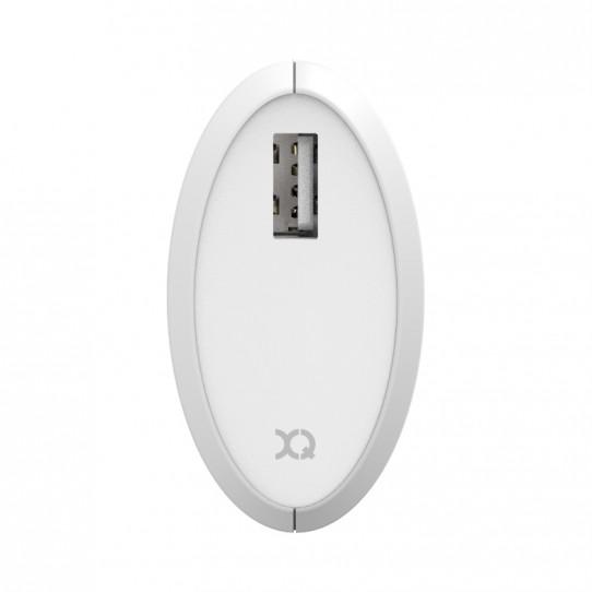 Xqisit Travel Charger 2,4A USB-USB-C (biały)