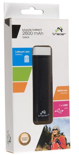 Powerbank Tracer TRABAT44689 2600 mAh (czarny)