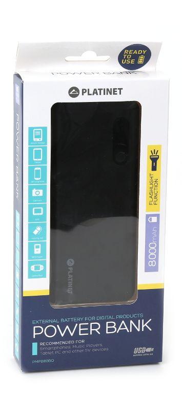 Powerbank Platinet PMPB80BO 8000mAh (czarno-pomarańczowy)