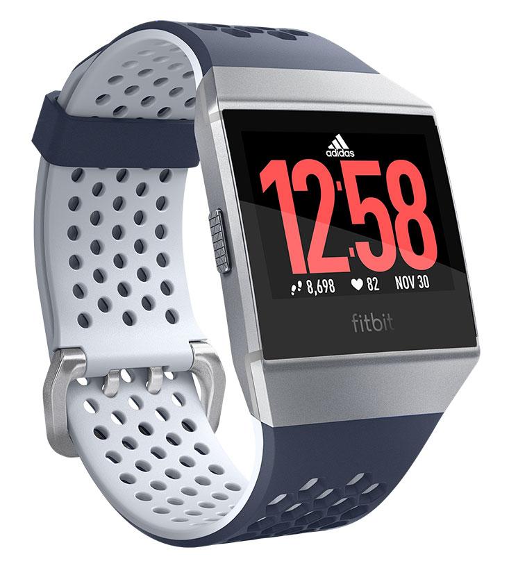 Smartwatch Fitbit by Google Ionic Adidas Edition (niebiesko-szary)