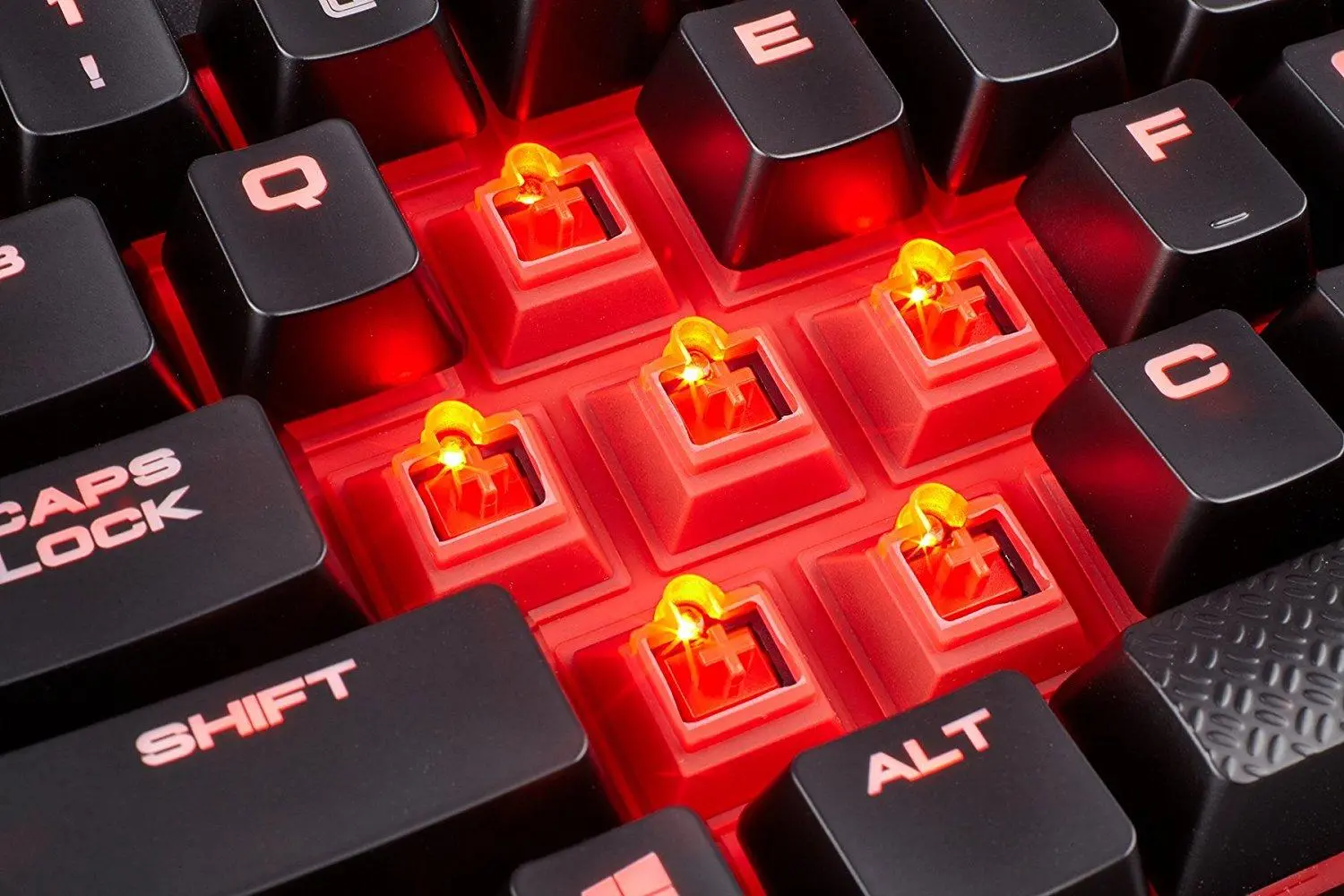 Klawiatura mechaniczna Corsair K68 Red Led Cherry MX Red Czarny