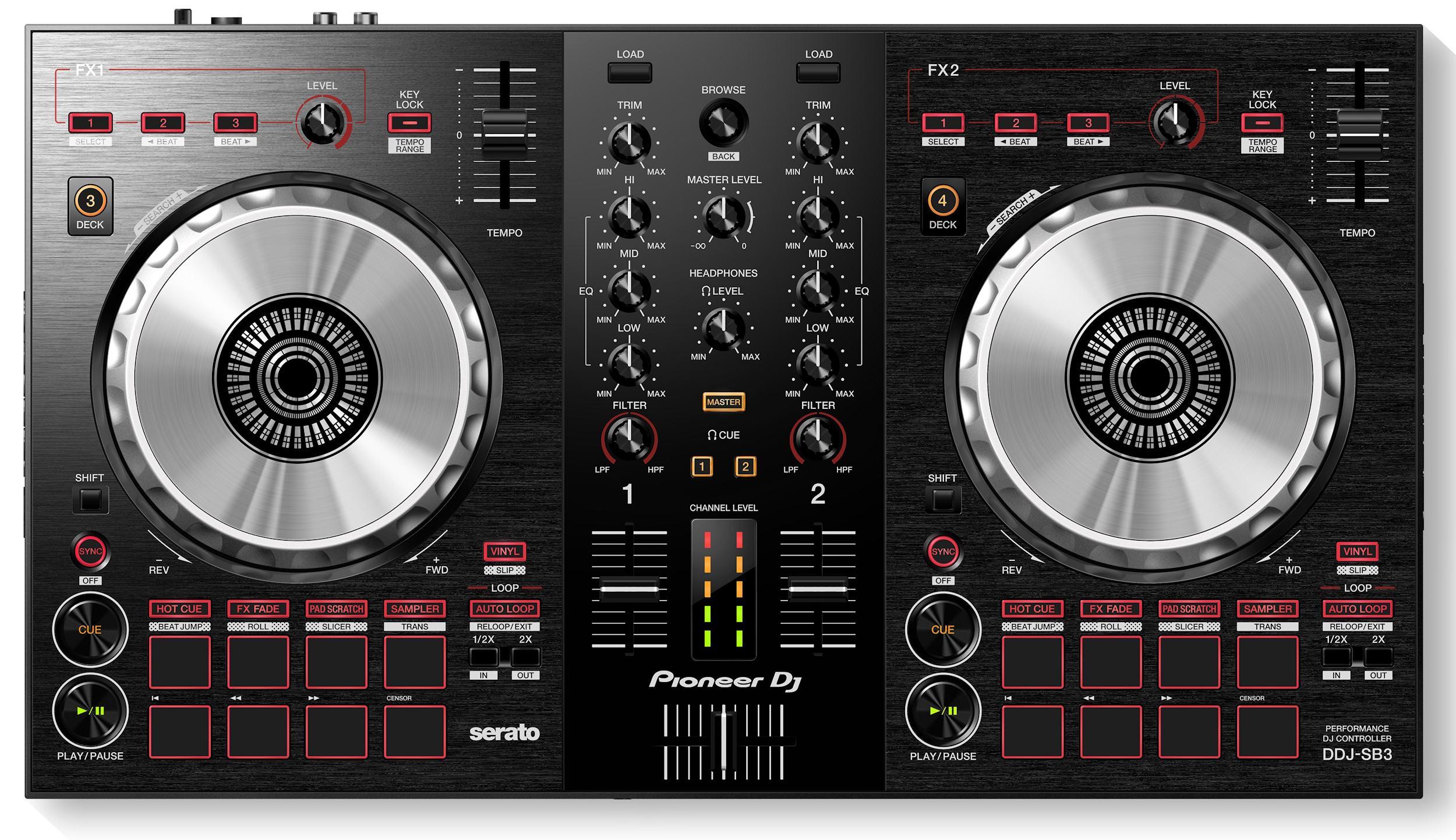 Kontroler DJ Pioneer DJ DDJ-SB3