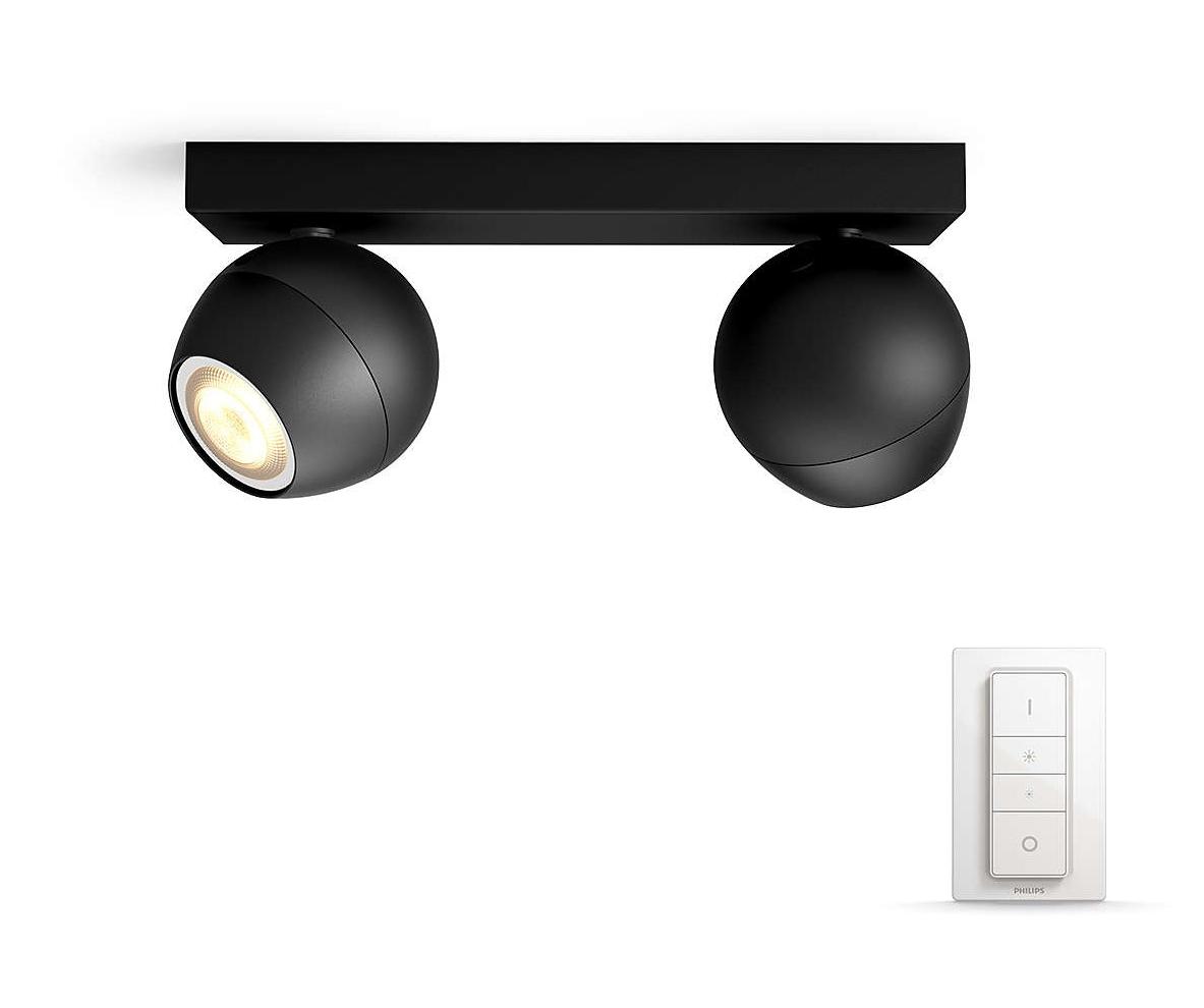Oświetlenie punktowe Philips Buckram Hue Bar/Tube Black 50472/30/P7