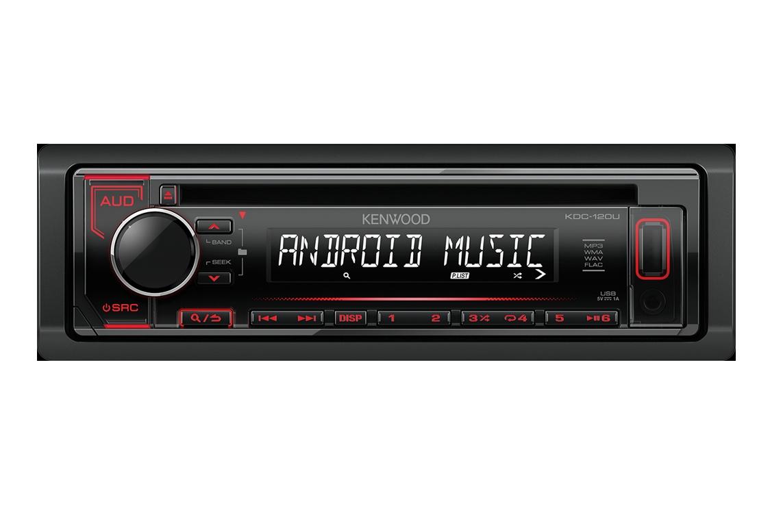Radioodtwarzacz samochodowy Kenwood KDC-120UR