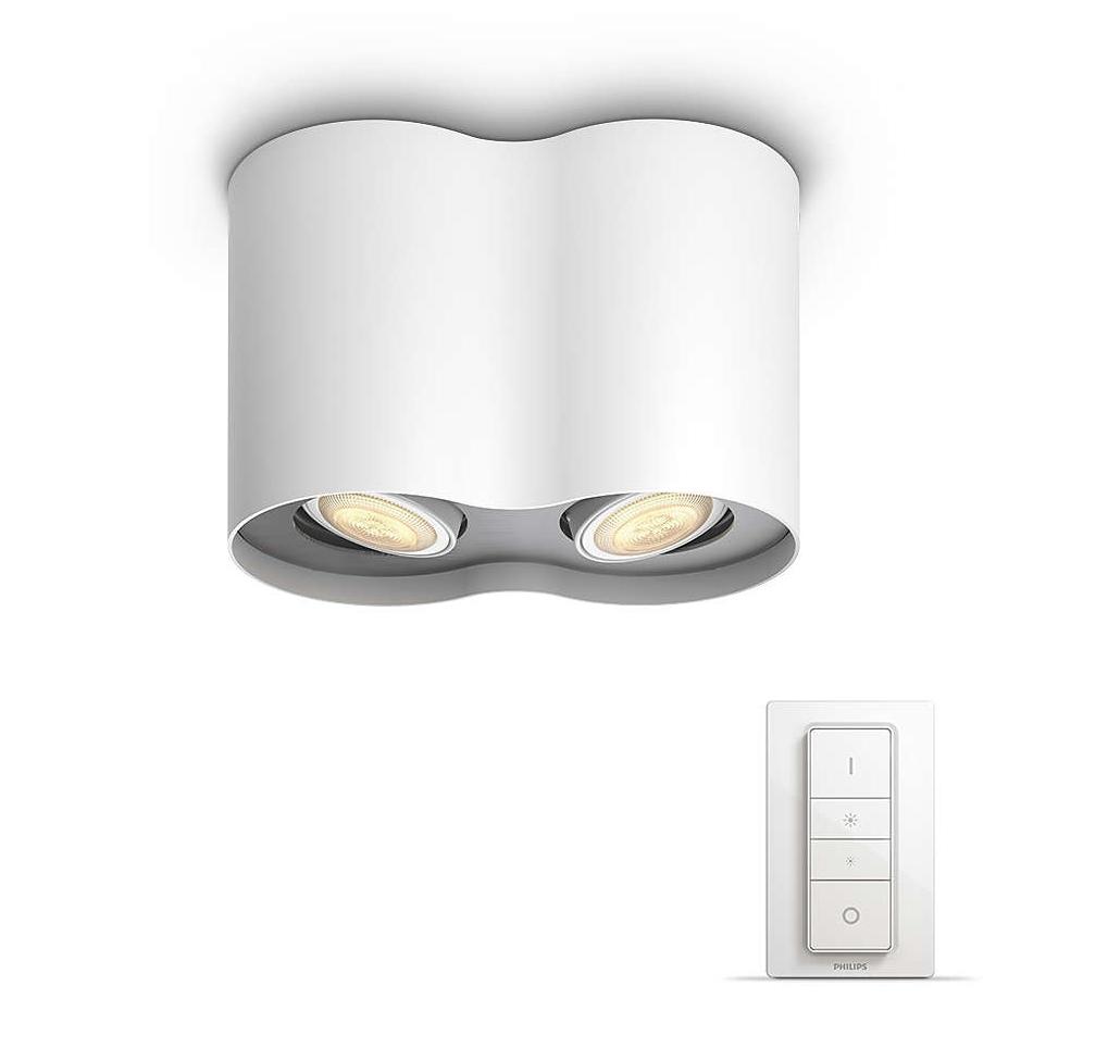 Philips Pillar Hue Plate/Spiral White 56332/31/P7