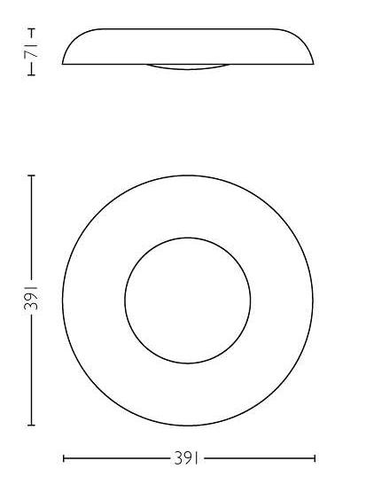 Philips Still Hue Ceiling Lamp Aluminium 32613/48/P7