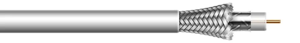 Kabel koncentryczny Reinston ESAT007 5m Biały