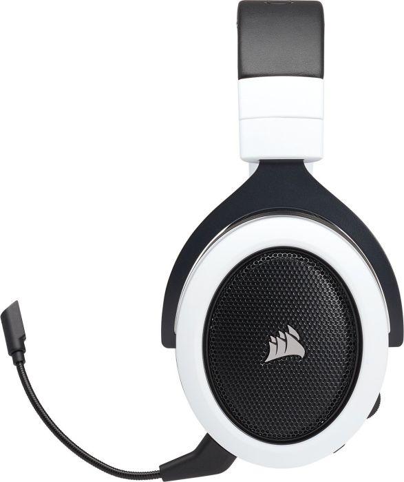 Słuchawki bezprzewodowe z mikrofonem Corsair HS70 Wireless Gaming Headset CA-9011177-EU - biały