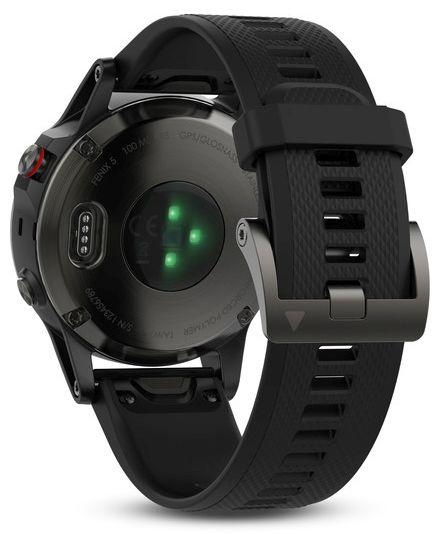 Garmin Fenix 5 (stalowoszary z czarnym paskiem)