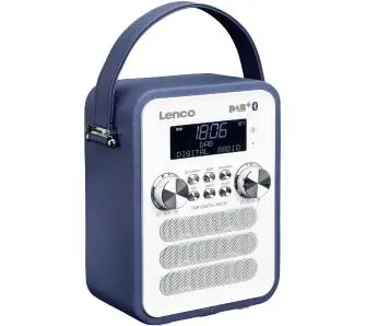 Radioodbiornik Lenco PDR-050 Radio FM DAB+ Bluetooth Niebieski