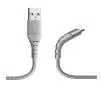 Kabel SBS LIGHTNING USB UNBREAKABLE METAL 1m Szary