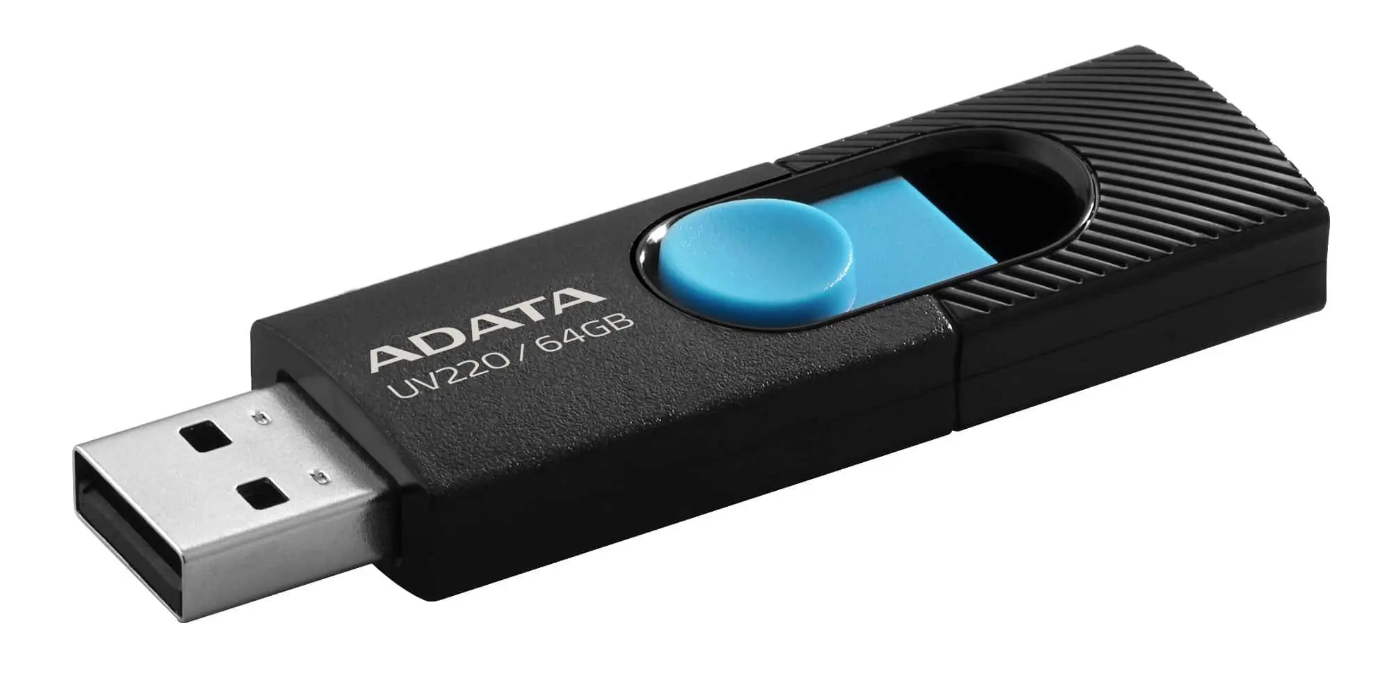 PenDrive Adata UV220 64GB USB 2.0  Czarno-niebieski