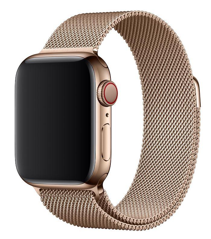 Apple Pasek Milanese Loop Apple Watch 44mm (złoty)
