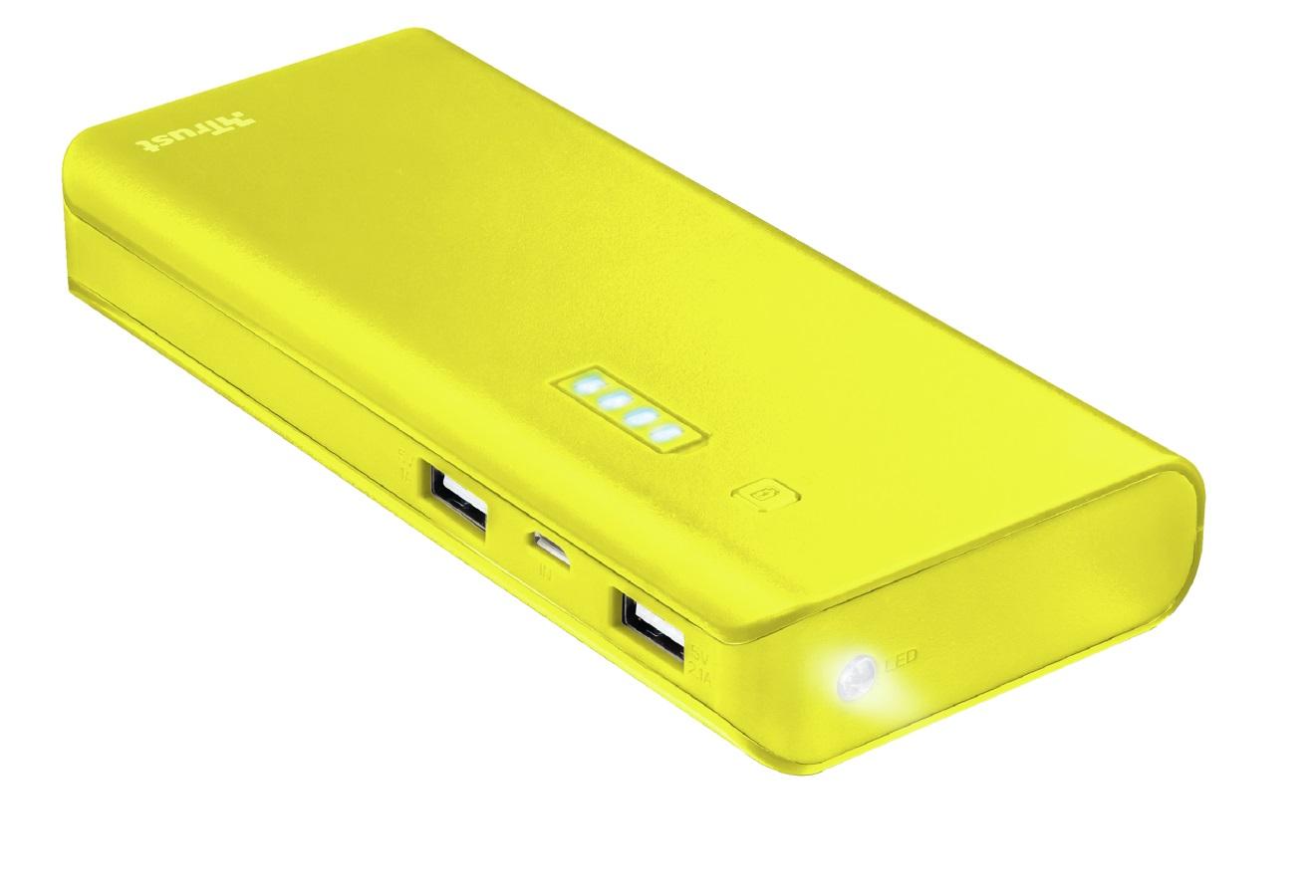 Powerbank Trust Primo 10000 mAh (żółty)