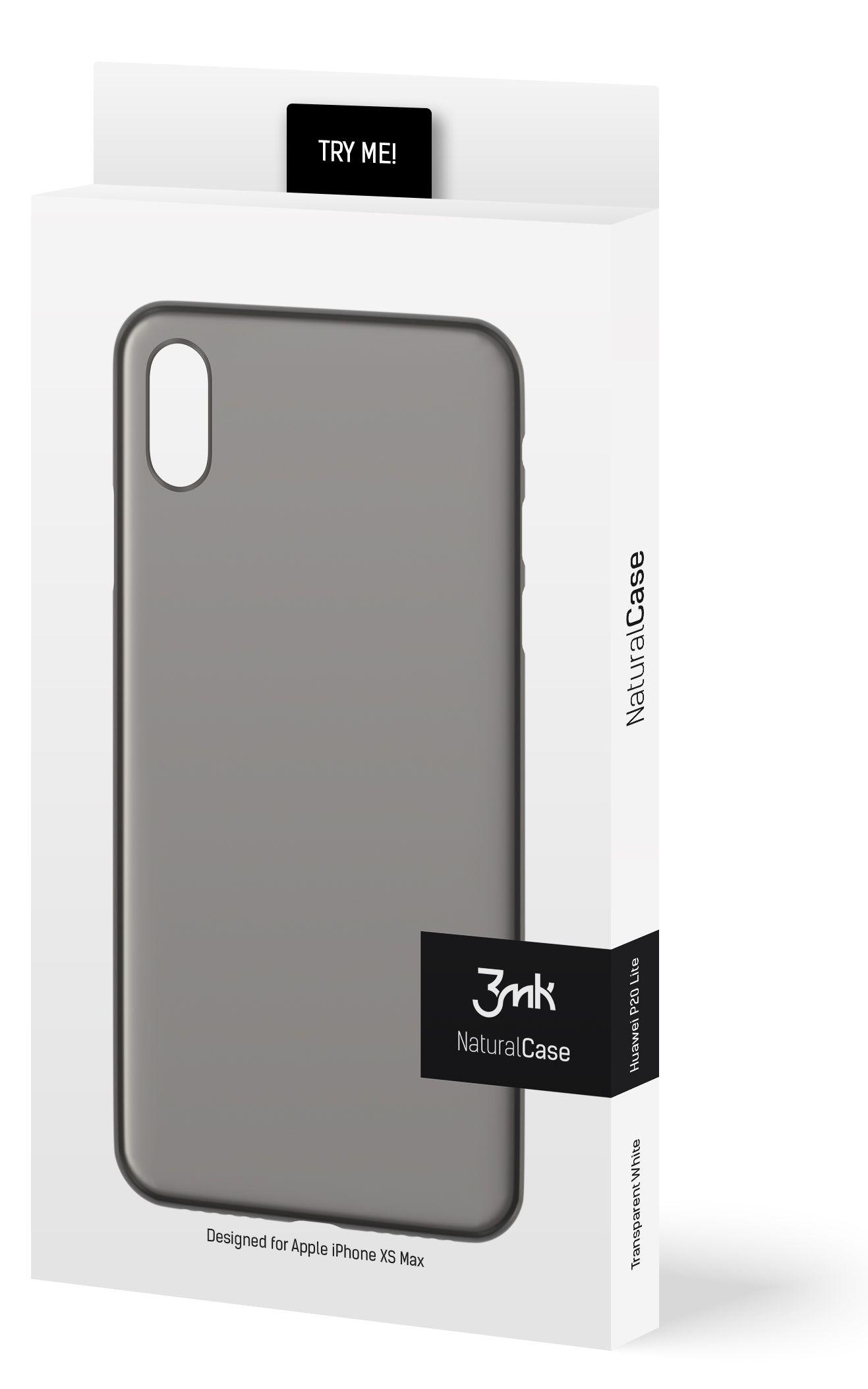 3mk Natural Case iPhone XS Max (czarny)