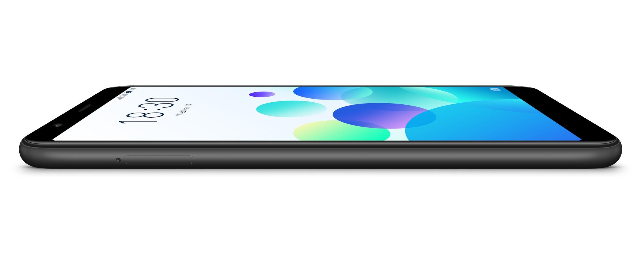 Smartfon Meizu M8C 16GB (czarny) + powerbank 10 000 mAh + etui + folia na ekran