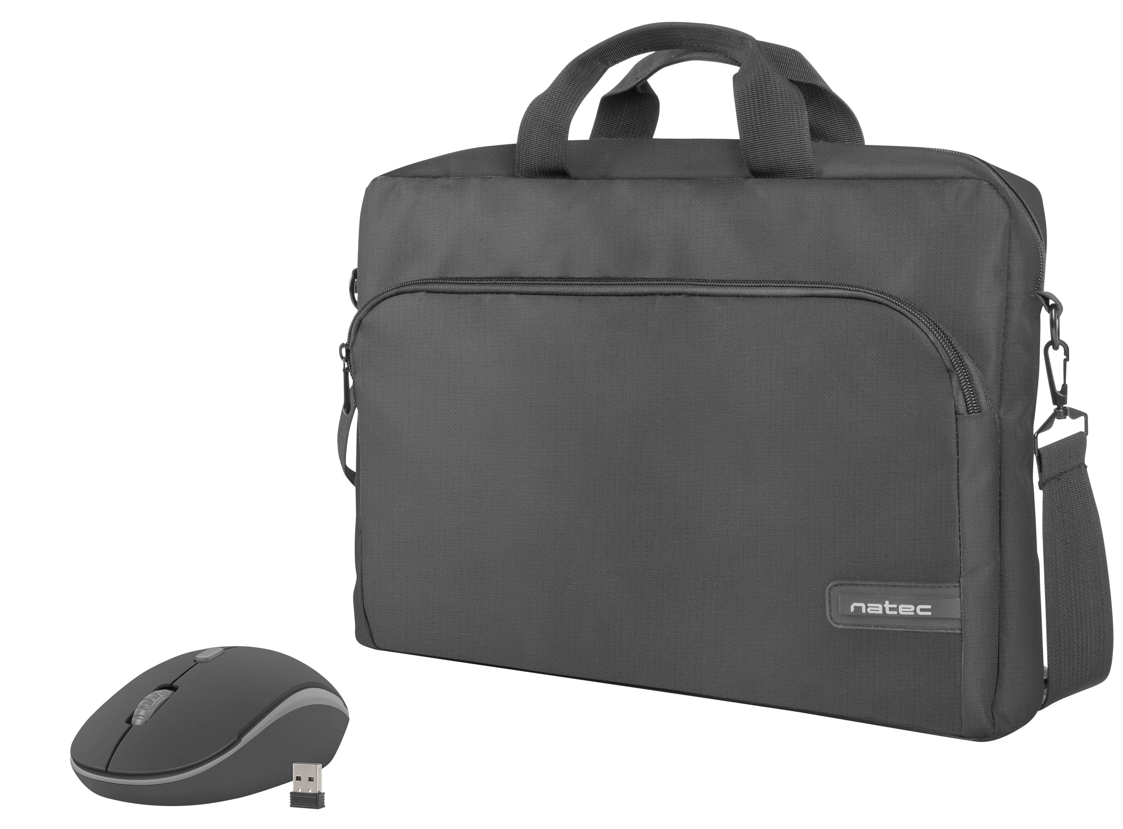 Torba na laptopa Natec Wallaroo 15,6" + Mysz