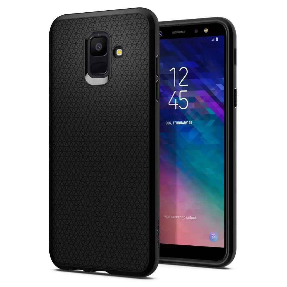 Etui Spigen Liquid Air 596CS24093 do Samsung Galaxy A6 2018 Czarny