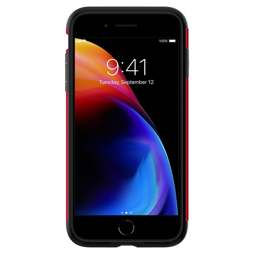 Etui Spigen Slim Armor 043CS21521 do iPhone 7/8 Plus (czerwony)