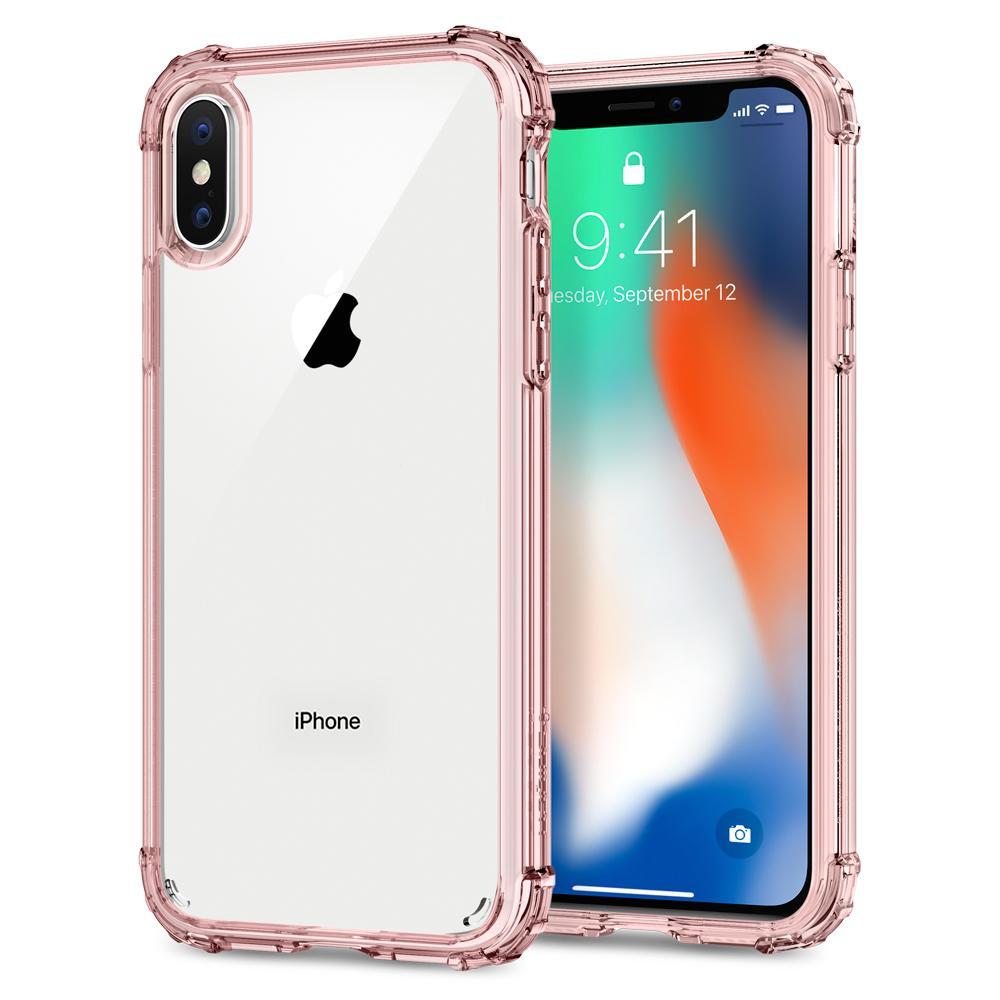 Spigen Crystal Shell 057CS22143 iPhone X (rose crystal)