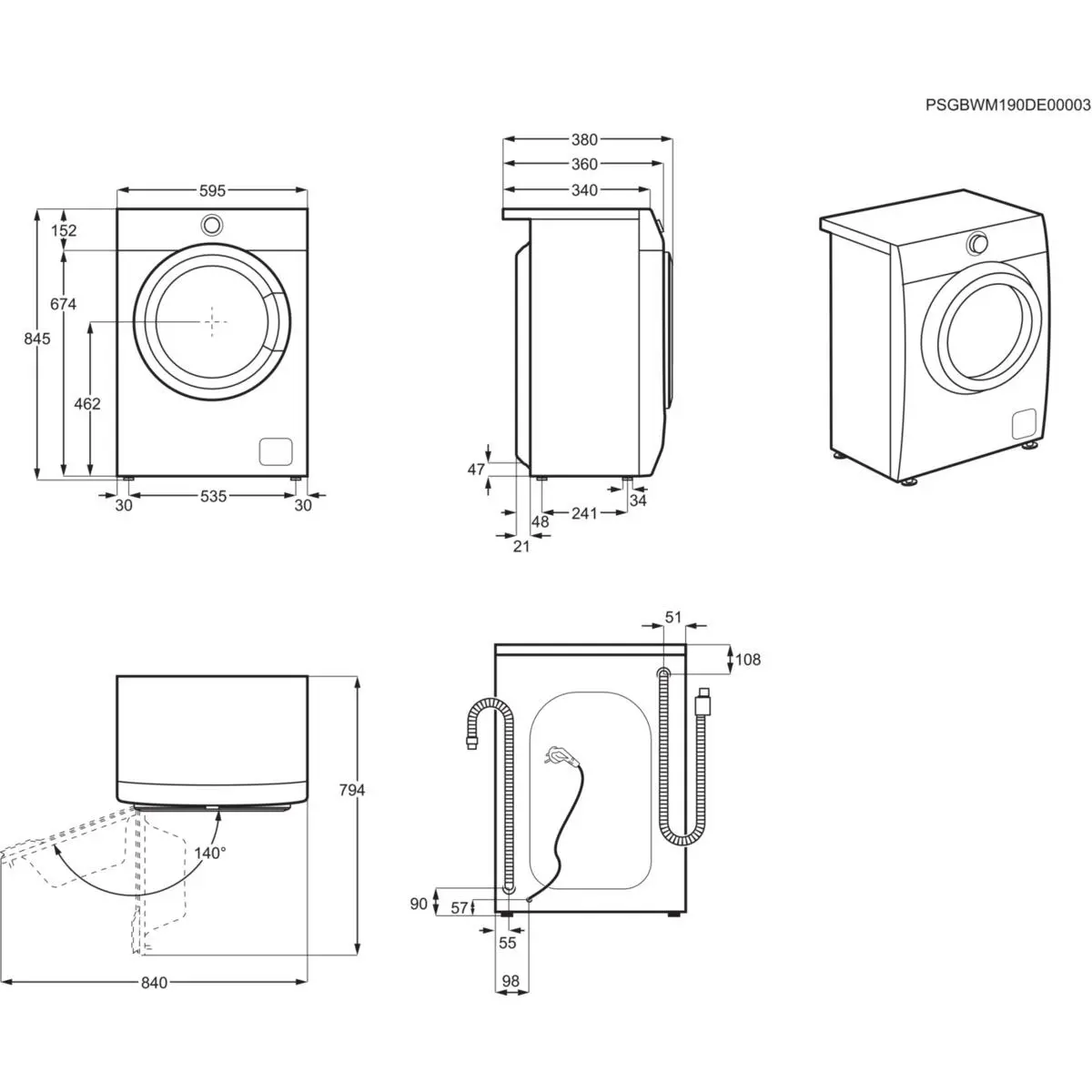 Pralka Electrolux 600 SensiCare EW6S504WP Superslim 4kg 1000obr/min
