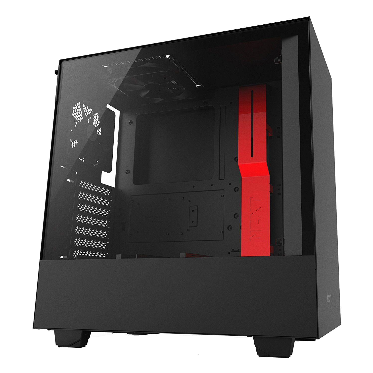 Obudowa NZXT H500 (matowy-czarno/czerwony)