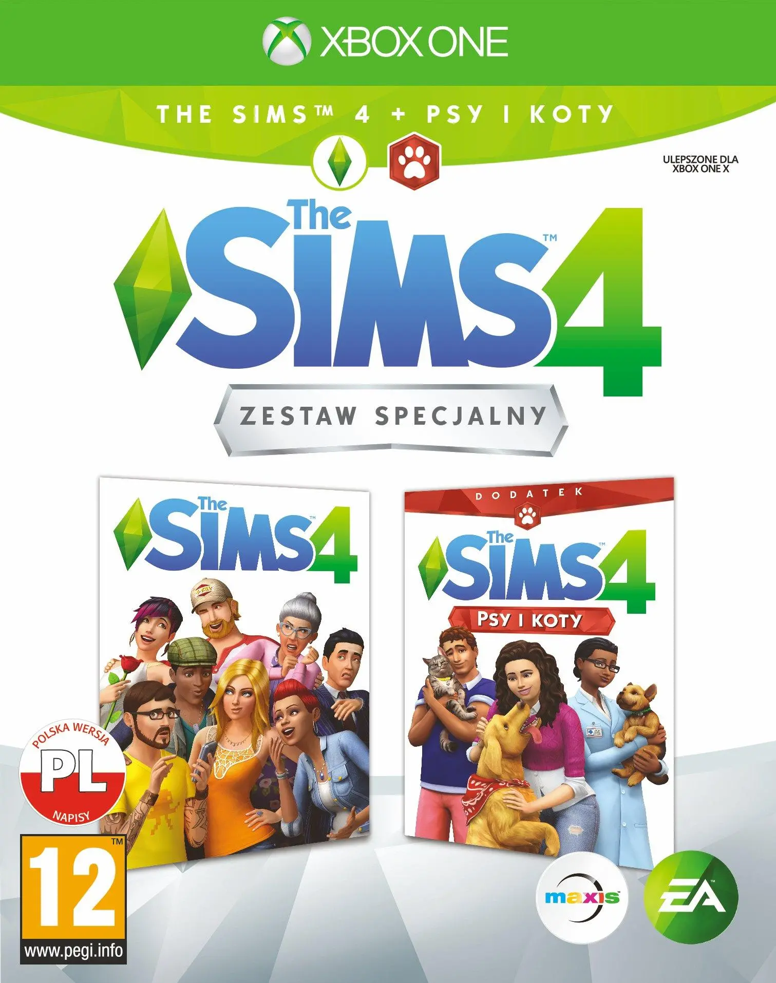 The Sims 4 Zestaw Specjalny (Sims 4 + Psy i Koty) Gra na Xbox One (Kompatybilna z Xbox Series X)