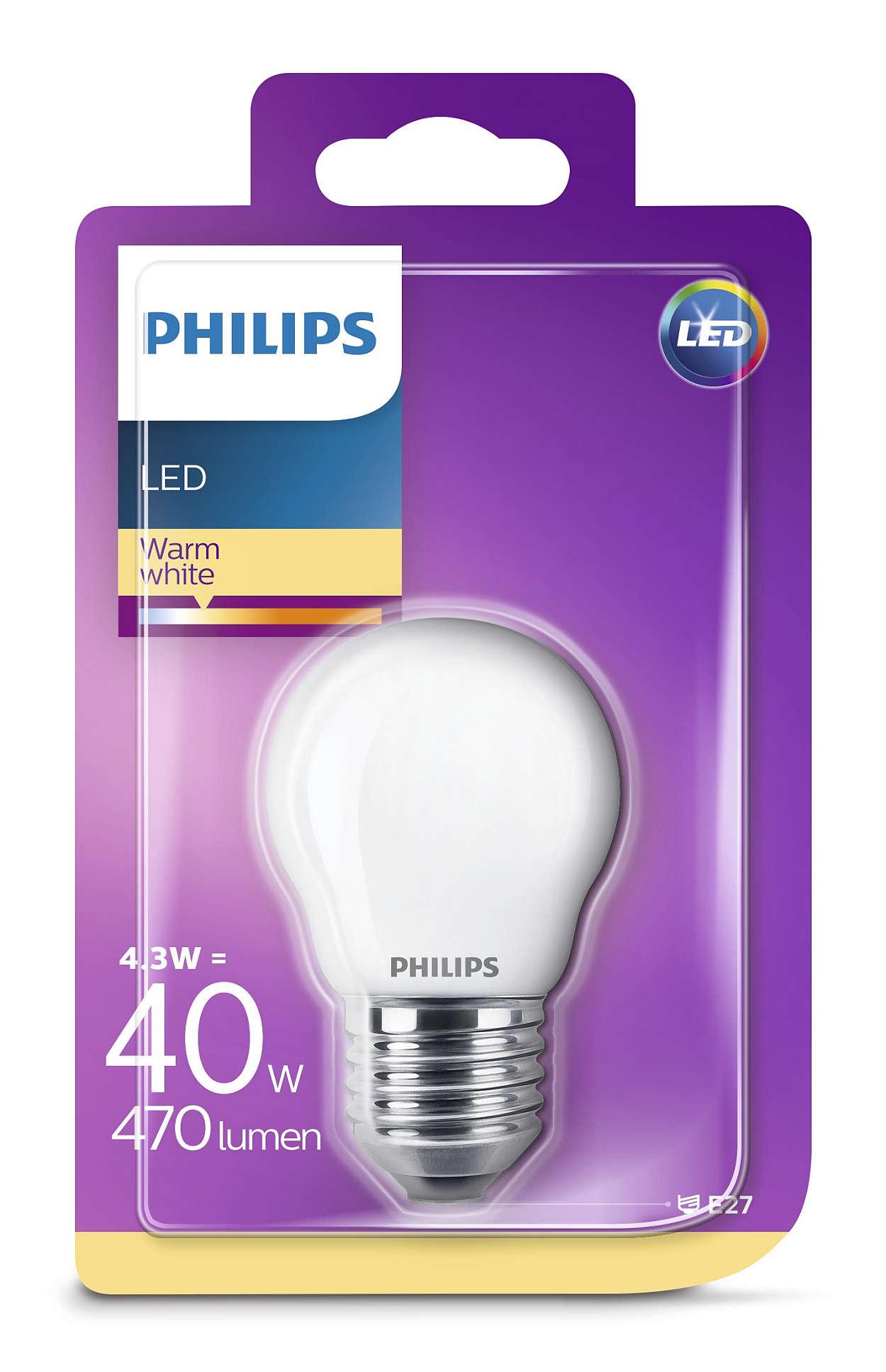 Philips LED Classic Kulka 4,3 W (40 W ) E27