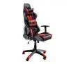 Fotel Diablo Chairs X-One Gamingowy do 150kg Skóra ECO Czarno-czerwony