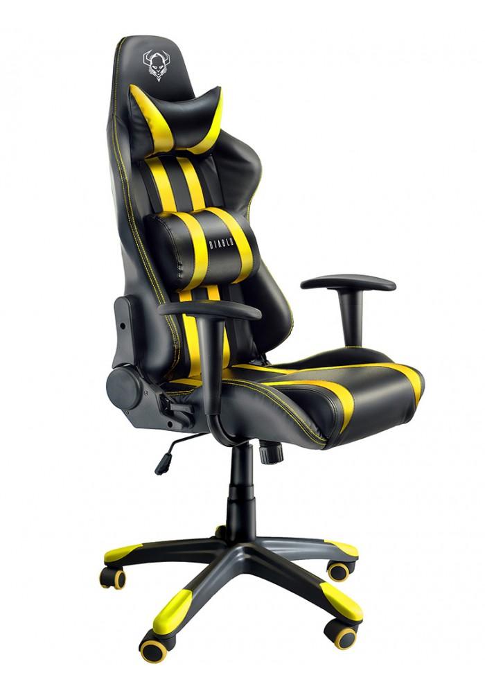 Fotel Diablo Chairs X-One (czarno-żółty)