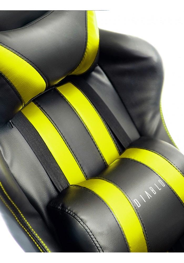 Fotel Diablo Chairs X-One (czarno-żółty)