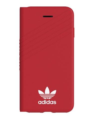 Adidas Booklet Case Suede FW17 iPhone 6/6s/7/8 (czerwony)