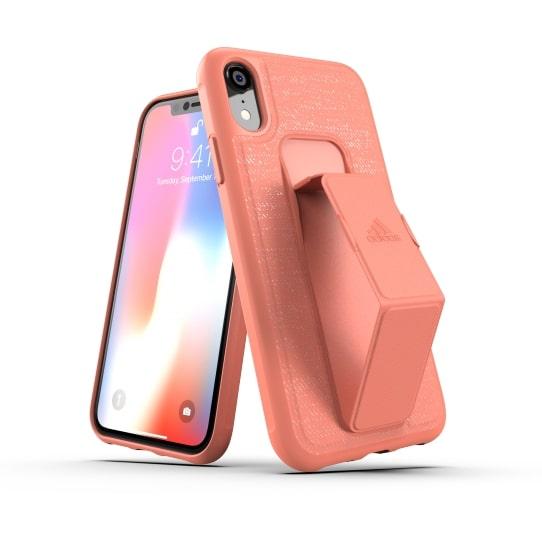 Etui Adidas Grip Case do iPhone Xr (morelowy)